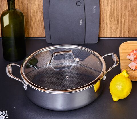 Hâws Santo sautergryde hybridbelægning med låg Ø28 cm