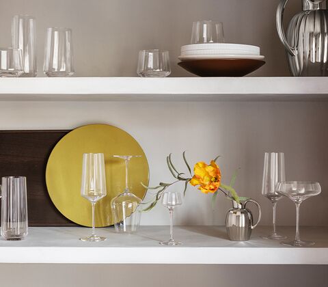 Georg Jensen Bernadotte champagneglas 6 stk.