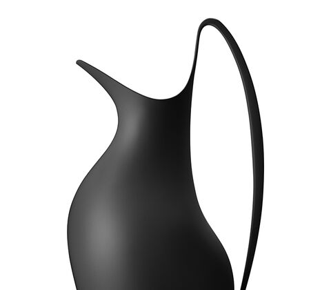 Georg Jensen Henning Koppel kande mat sort 1,2 liter