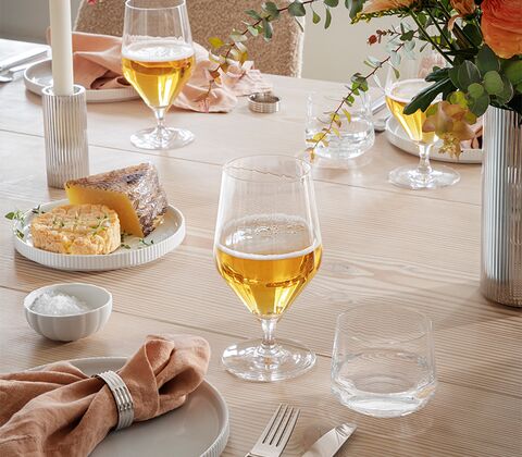 Georg Jensen Bernadotte ølglas 52 cl 6 stk.