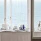 Georg Jensen Koppel Dinnerware hvid dyb tallerken 21 cm