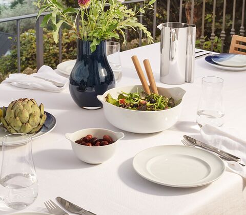Georg Jensen Koppel Dinnerware hvid skål small 12cm