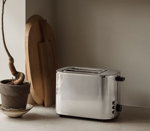 Georg Jensen Bernadotte brødrister stål 1000 watt