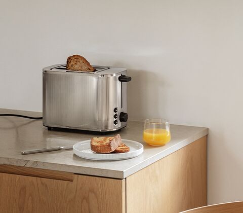 Georg Jensen Bernadotte brødrister stål 1000 watt