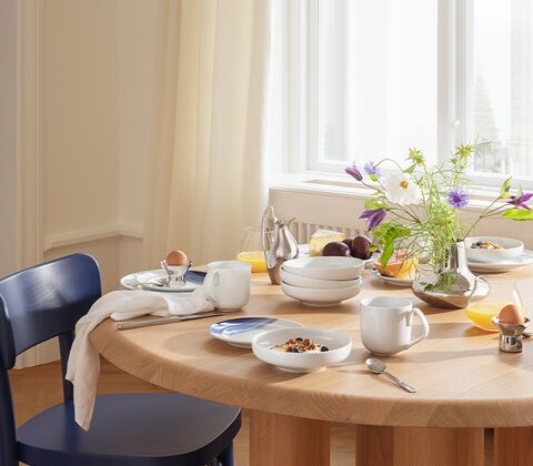 Georg Jensen Koppel Dinnerware hvid krus 27 cl 2 stk.