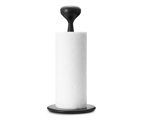 Georg Jensen Alfredo køkkenrulleholder sortlakeret stål