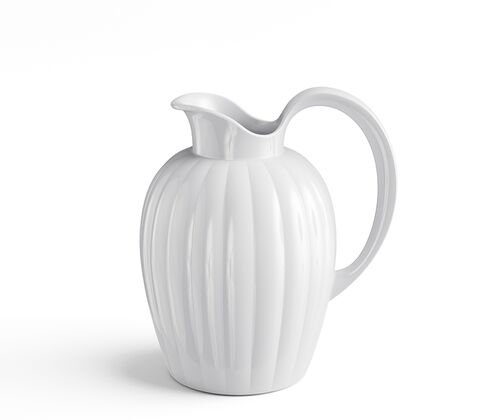 Georg Jensen Bernadotte flødekande hvid 0,5 liter