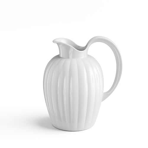 Georg Jensen Bernadotte flødekande hvid 0,5 liter