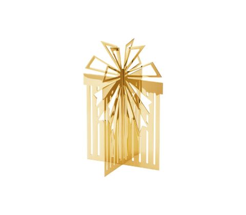 Georg Jensen Jul 2025 juleornament medium forgyldt