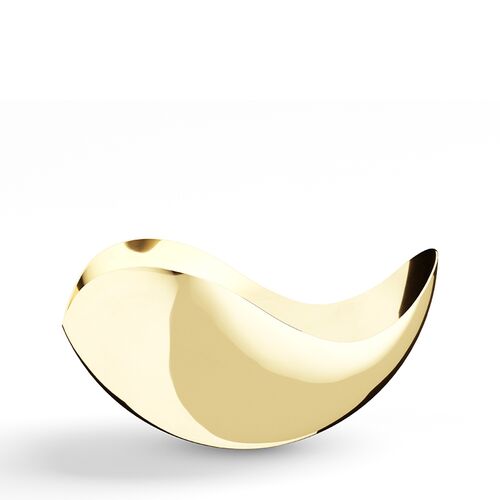 Georg Jensen Bloom skål guld 16 cm