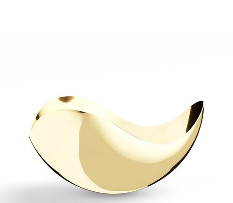 Georg Jensen Bloom skål guld 16 cm