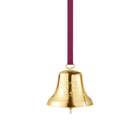 Georg Jensen Jul 2025 juleklokke forgyldt