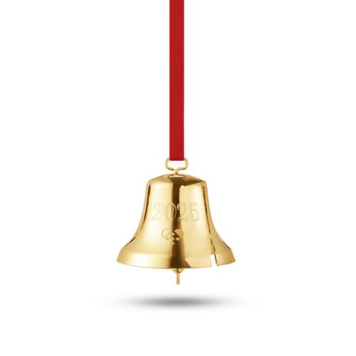 Georg Jensen Jul 2025 juleklokke forgyldt