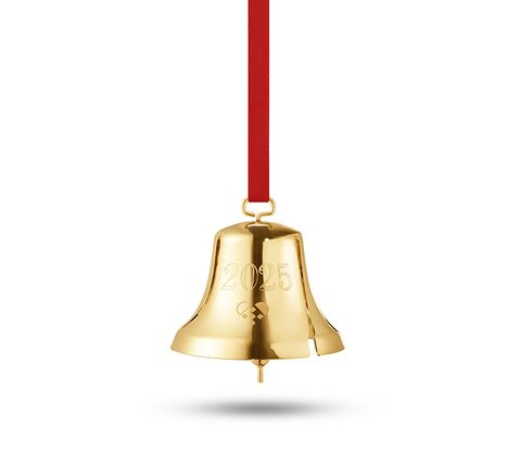 Georg Jensen Jul 2025 juleklokke forgyldt