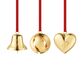 Georg Jensen Jul 2025 ornamentsæt 3 stk. guld