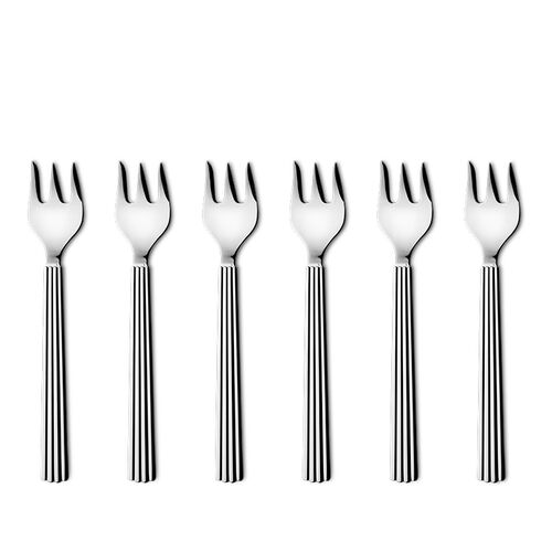 Georg Jensen Bernadotte kagegaffel 13,7 cm 6 stk.