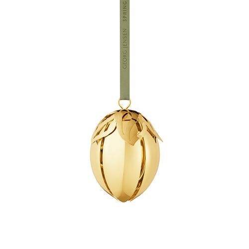 Georg Jensen påskeæg ornament 2026 forgyldt
