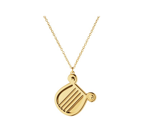 Georg Jensen Jul 2026 juleornament Harpe forgyldt
