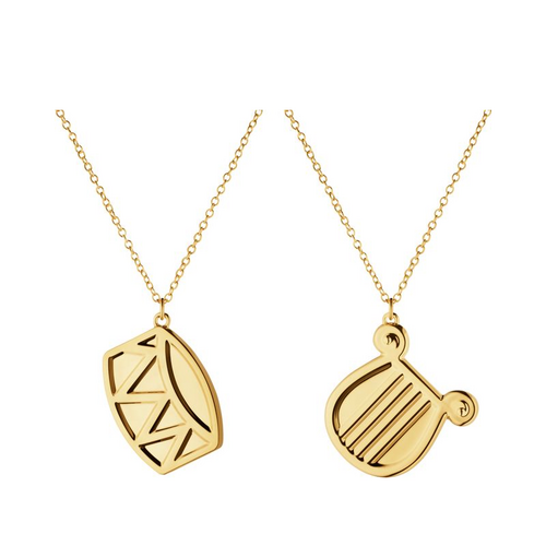 Georg Jensen Jul 2026 juleornamentsæt med tromme og harpe forgyldt
