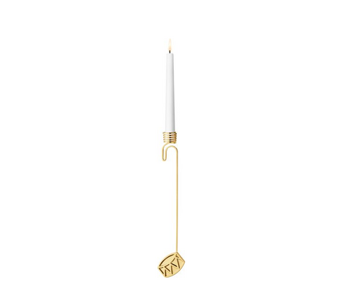 Georg Jensen Jul 2026 lyseholder tromme forgyldt