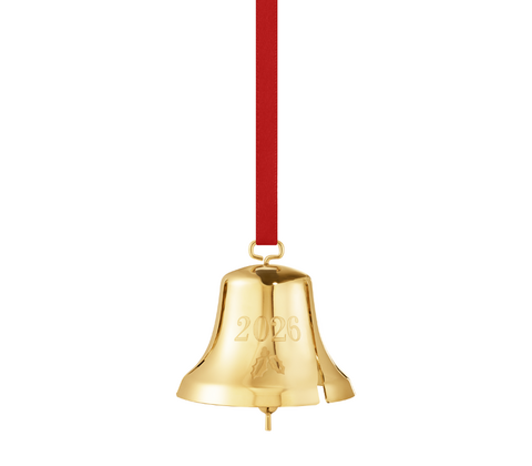 Georg Jensen Jul 2026 juleklokke forgyldt