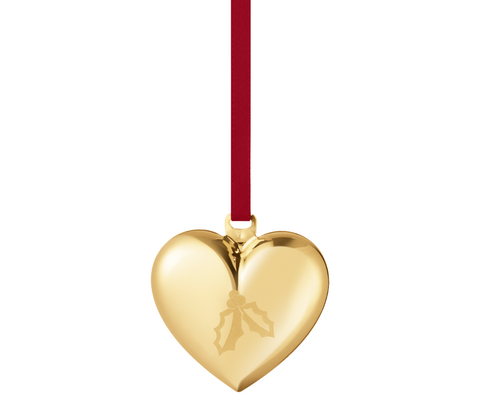Georg Jensen Jul 2026 julehjerte forgyldt
