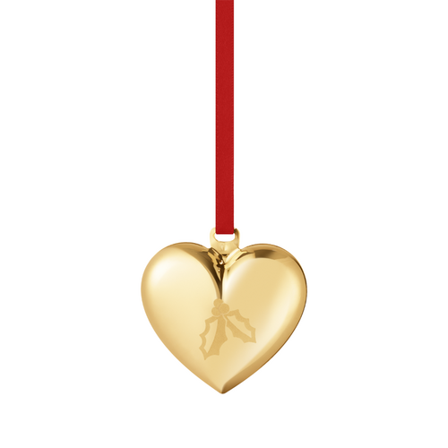 Georg Jensen Jul 2026 julehjerte forgyldt
