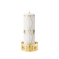 Georg Jensen Christmas Collectibles 2026 kalenderlys hvid/guld H 20 cm