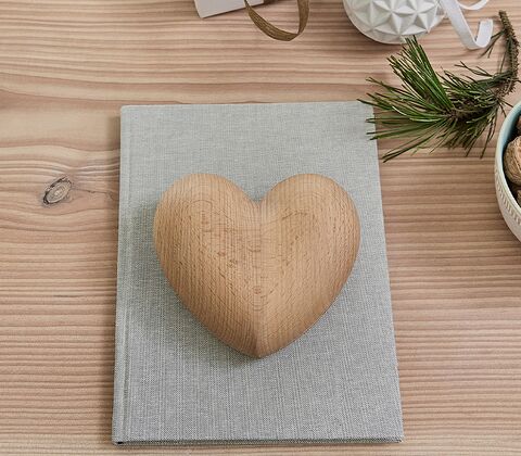 Spring Copenhagen hjerteskålen med låg FSC bøgetræ