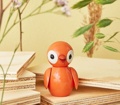 Spring Copenhagen optimistic orange fugl