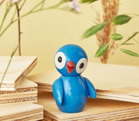 Spring Copenhagen lucky light blue fugl