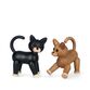 Spring Copenhagen Sneaky kat sort H 10 cm