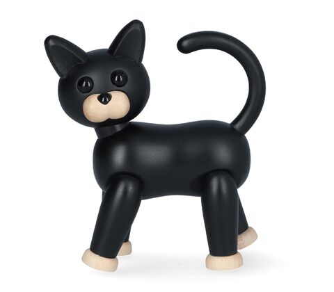Spring Copenhagen Sneaky kat sort H 10 cm