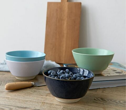 Knabstrup Colorit Skål Lys Grøn 14 cm