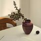 Knabstrup Keramik Ripple vase berry H 27 cm
