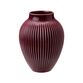 Knabstrup Keramik Ripple vase berry H 27 cm