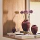 Knabstrup Keramik Ripple vase berry H 12.5 cm
