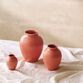 Knabstrup Keramik Ripple mat vase koral H 20 cm