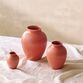 Knabstrup Keramik Ripple mat vase koral H 20 cm