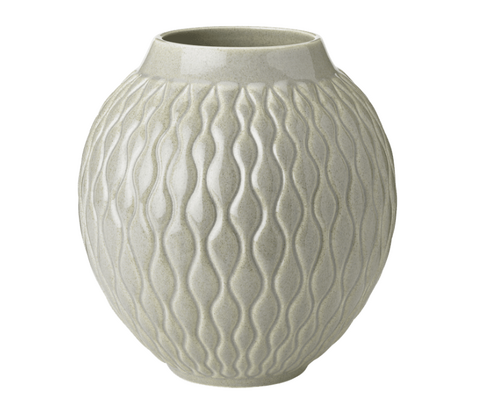 Knabstrup Keramik Solum vase ash H 24 cm