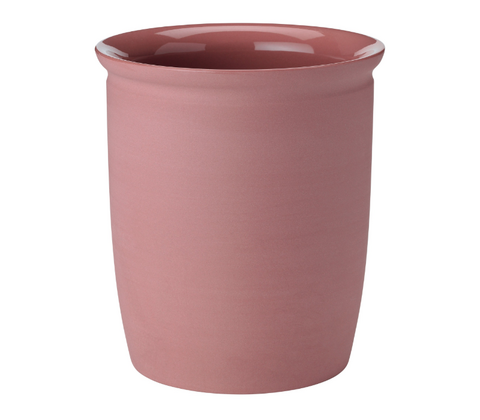 Knabstrup Keramik syltekrukke rosa 1 liter