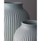 Knabstrup Keramik Ripple vase mat lyseblå H 27 cm