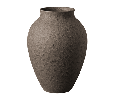 Knabstrup Keramik vase bark H 20 cm