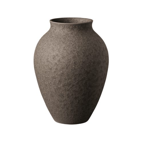 Knabstrup Keramik vase bark H 20 cm