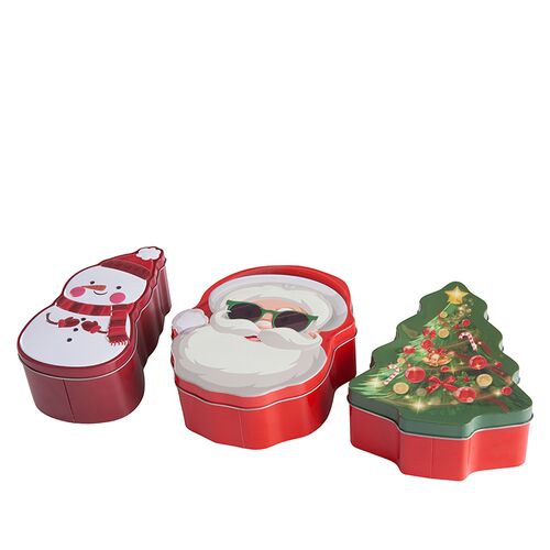 Kagedåse julemotiv 1 stk. assorteret