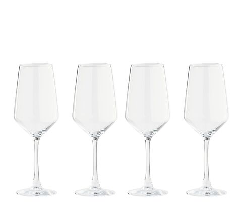 Hvidvinsglas klar 4 stk. 40 cl.