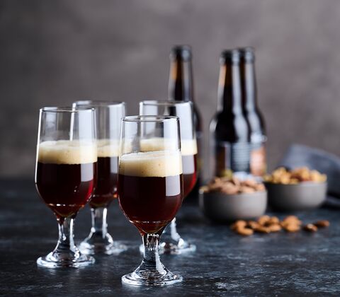 Ølglas klar 4 stk. 35 cl.