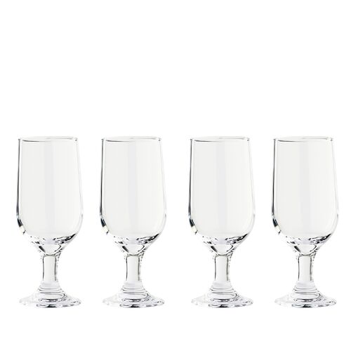 Ølglas klar 4 stk. 35 cl.