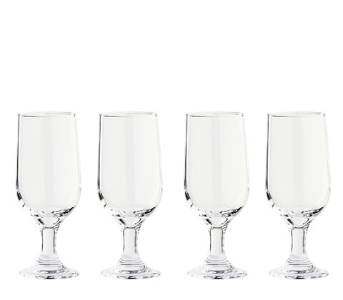 Ølglas klar 4 stk. 35 cl.