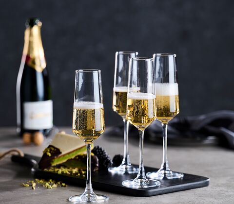 Champagneglas klar 4 stk. 24 cl.
